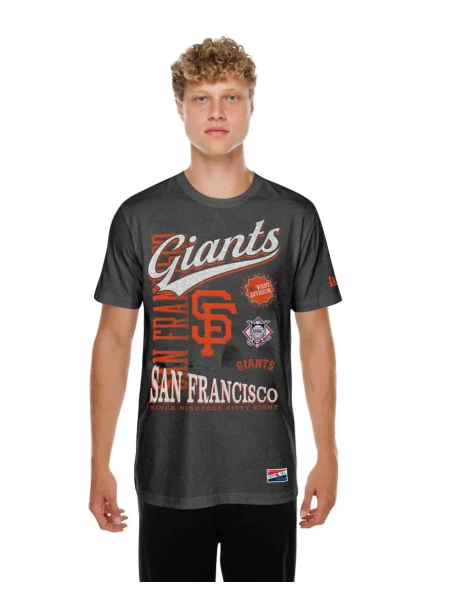 Футболка оверсайз с принтом San Francisco Giants New Era