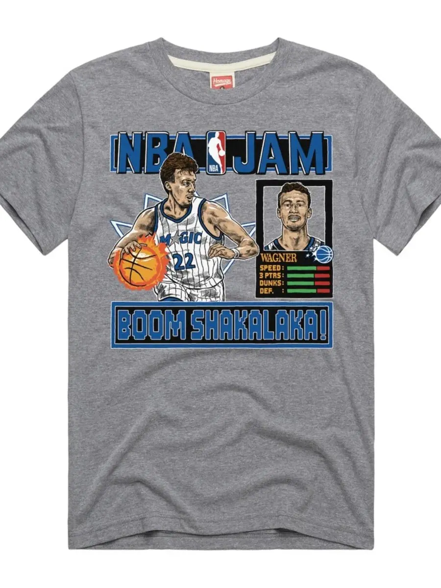 Футболка с принтом Franz Wagner NBA Jam Tri-Blend Homage