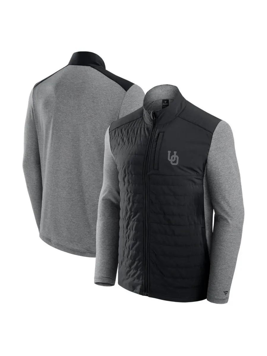 Fanatics Мужская черная куртка на молнии с логотипом команды Oregon Ducks в тон