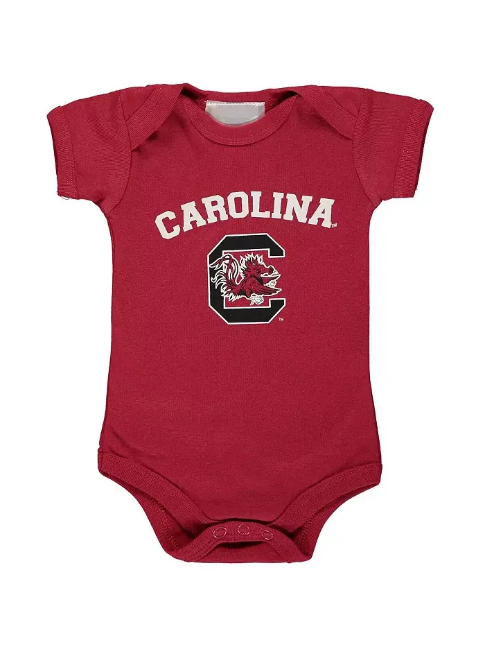 Боди для мальчиков и девочек Garnet South Carolina Gamecocks с аркой и логотипом Two Feet Ahead