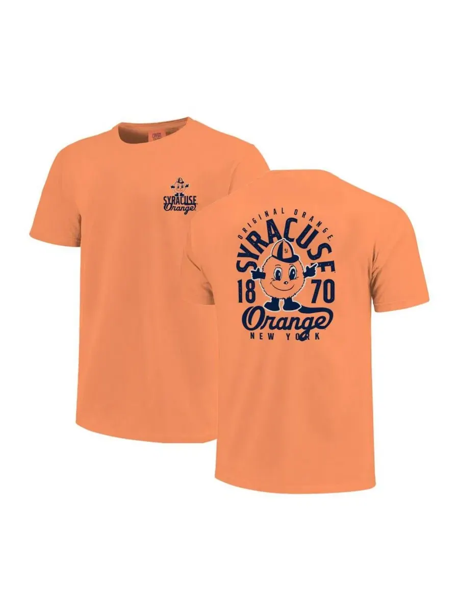 Футболка с принтом Syracuse Orange Comfort Colors Mascot Overlay Image One