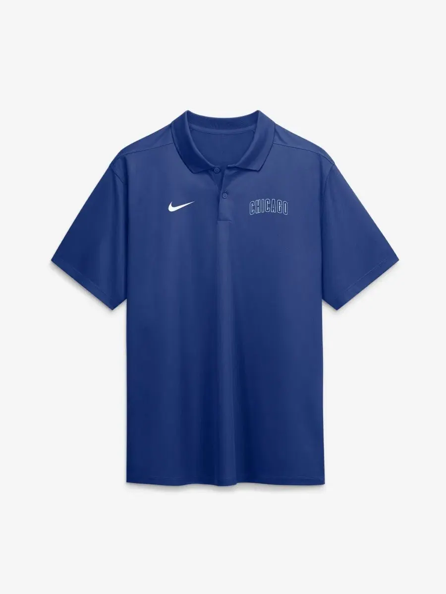 Поло Dri-FIT Victory с длинным рукавом, Chicago Cubs Nike