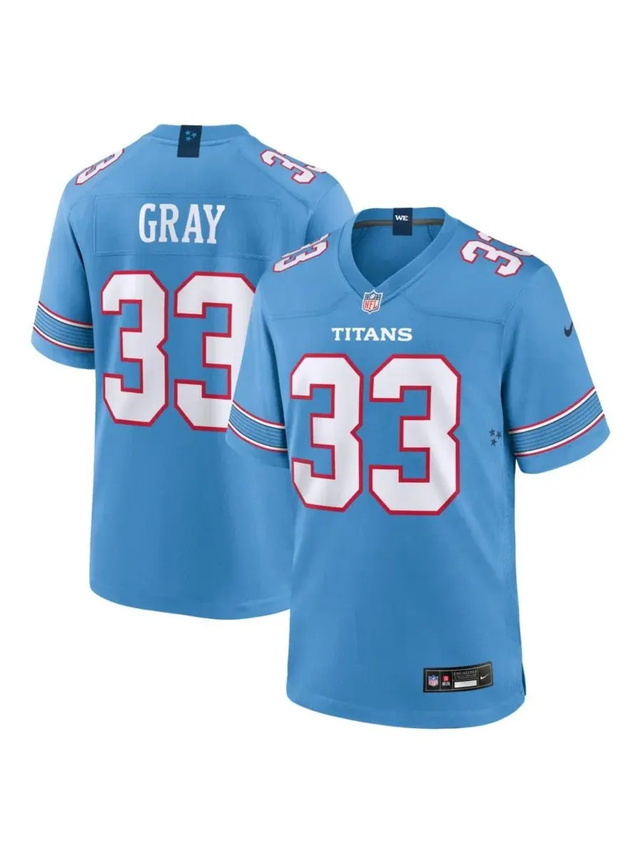 Игровая футболка Nike Tennessee Titans с именем Cedric Gray