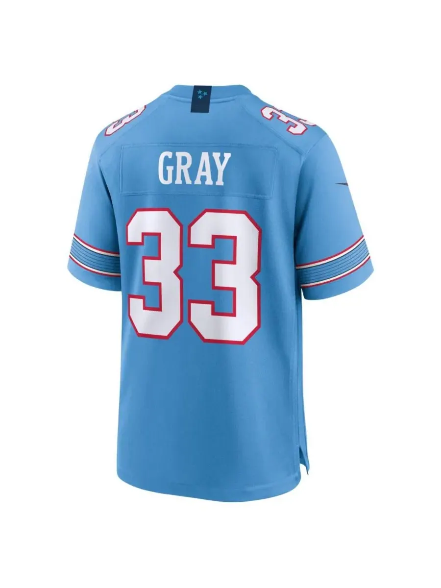 Игровая футболка Nike Tennessee Titans с именем Cedric Gray — изображение 3 из 5, светлый синий