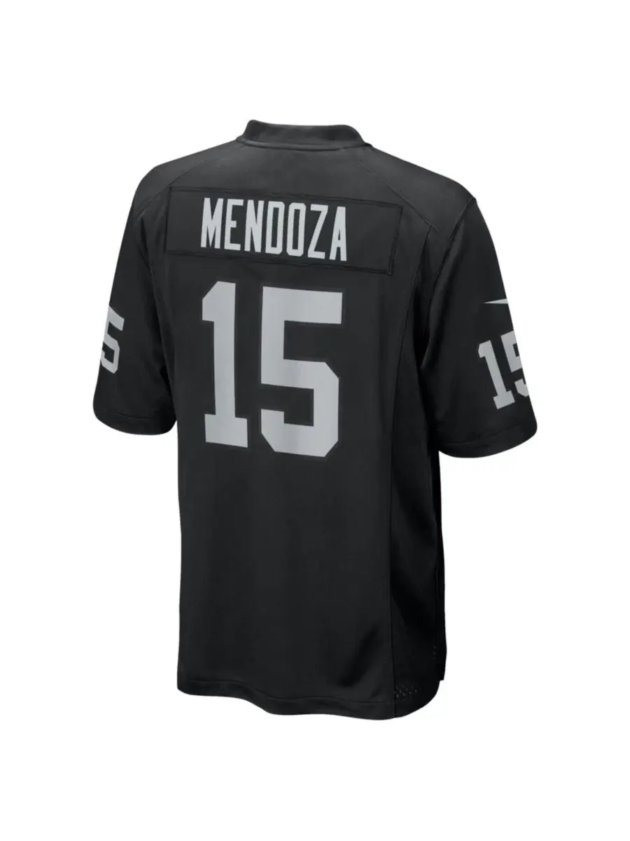 Мужская футболка Nike с принтом, модель Fernando Mendoza First Round Pick No. 1 — изображение 2 из 3, черный