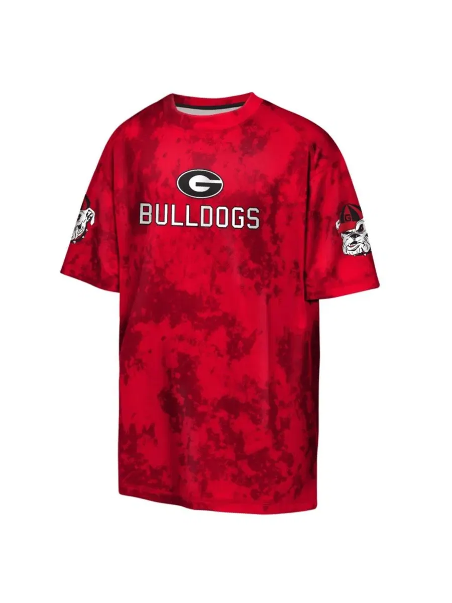 Футболка с принтом Georgia Bulldogs Off-Side Outerstuff — изображение 2 из 3, красный