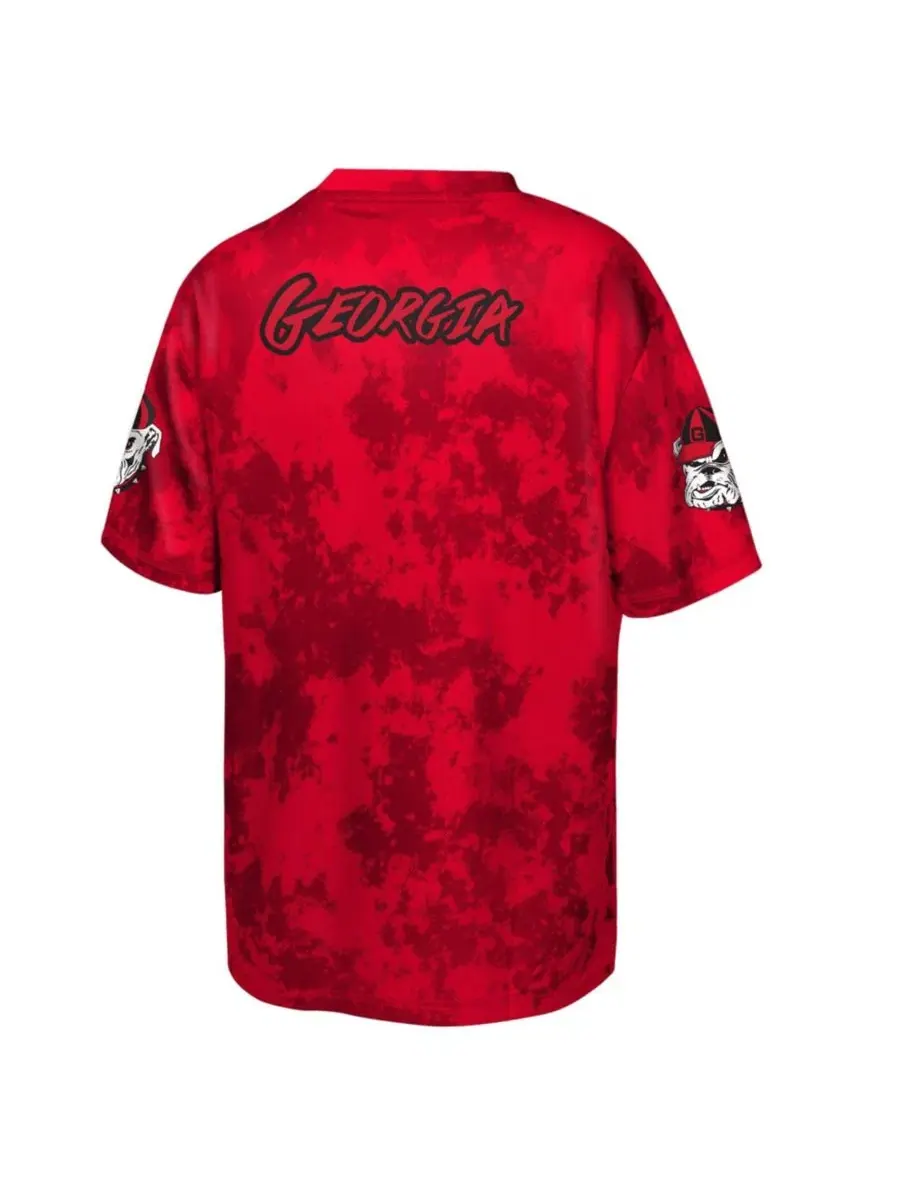 Футболка с принтом Georgia Bulldogs Off-Side Outerstuff — изображение 3 из 3, красный
