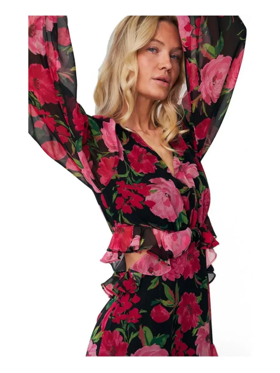 Платье макси с многоярусной оборкой Love Floral CRAS, Floral Romance — изображение 2 из 8