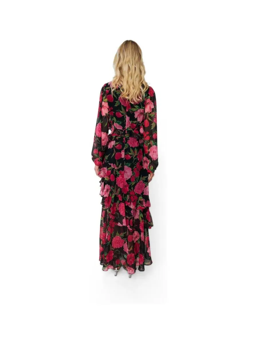 Платье макси с многоярусной оборкой Love Floral CRAS, Floral Romance — изображение 3 из 8