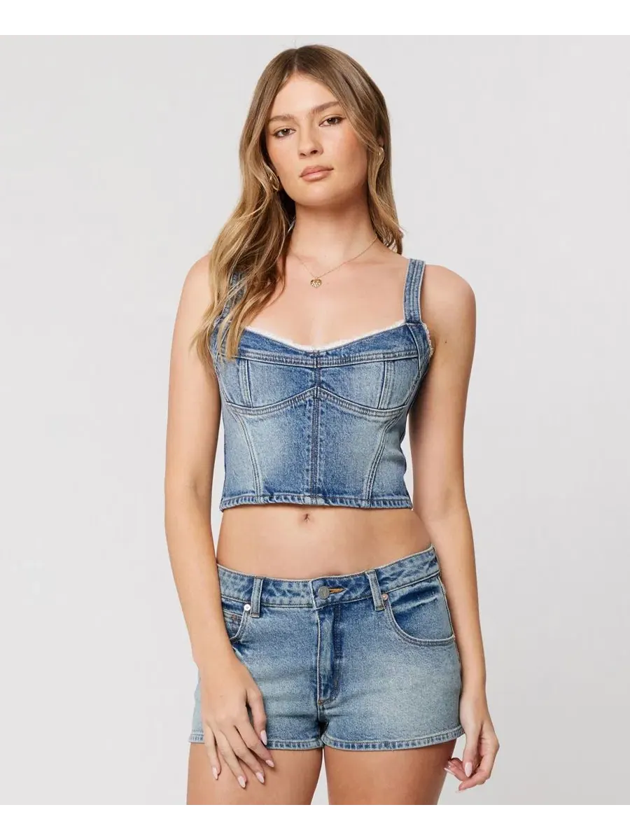 Женский топ Saloon Bodice Selena с V-образным вырезом и без рукавов Abrand, Selena — без цвета