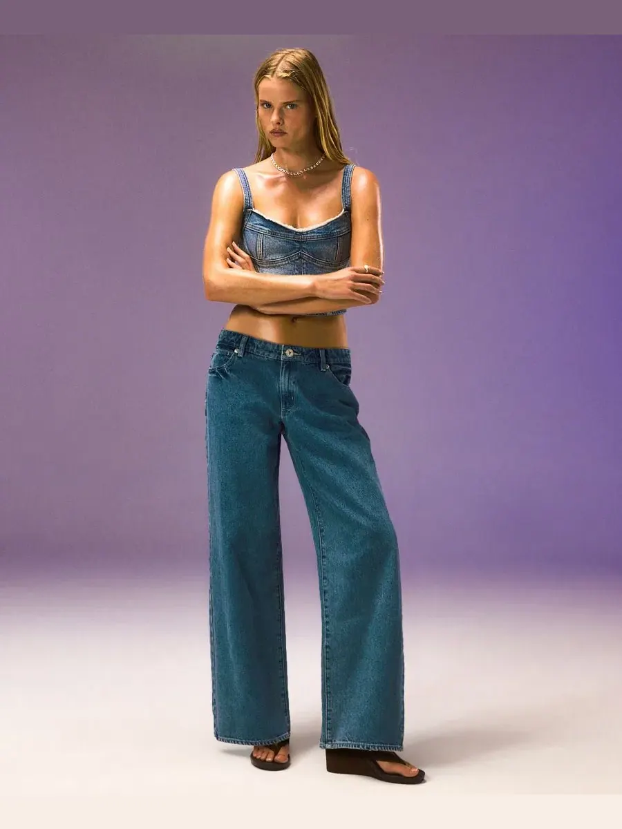 Женский топ Saloon Bodice Selena с V-образным вырезом и без рукавов Abrand, Selena — изображение 8 из 8