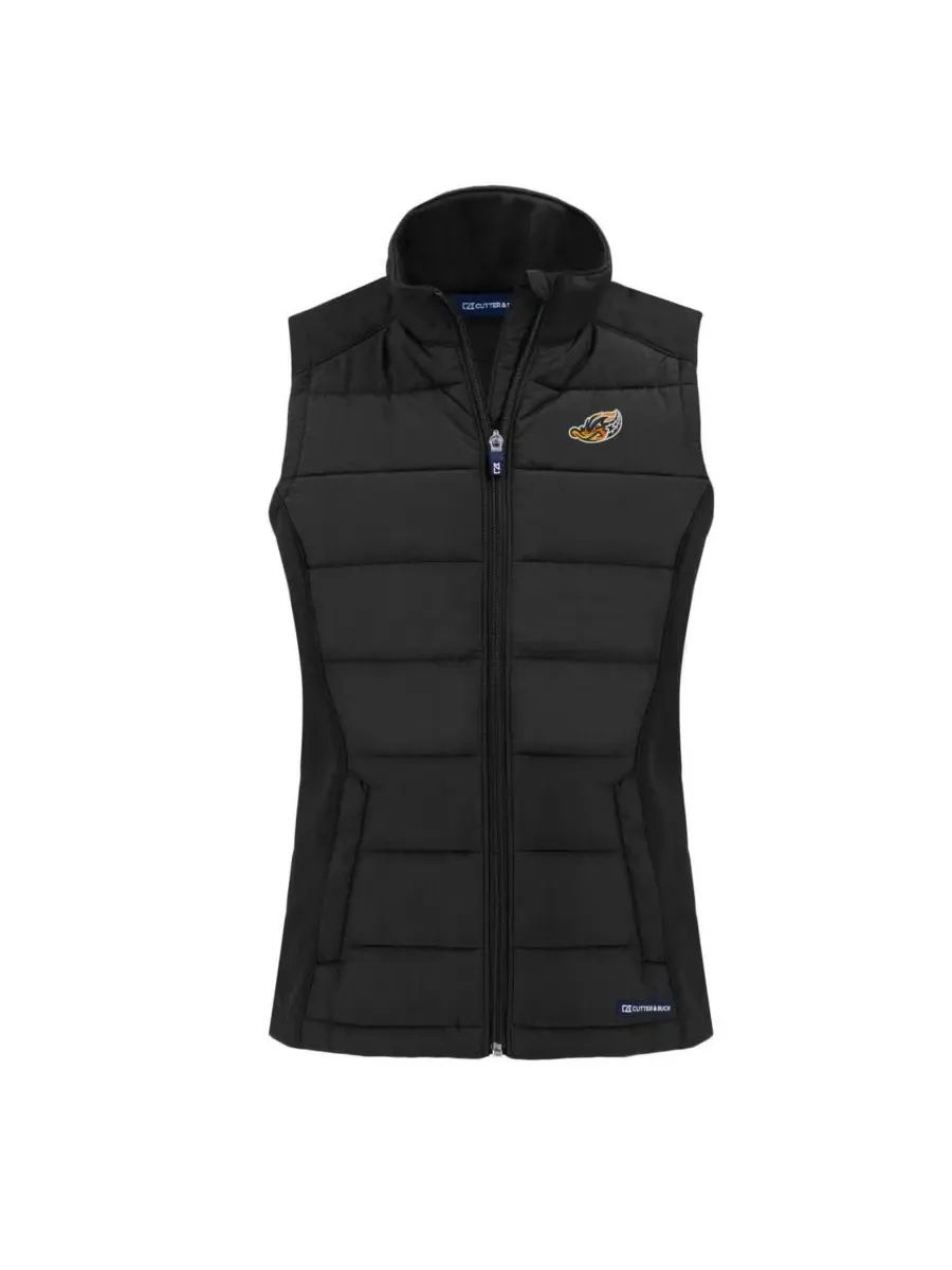Жилет без рукавов с принтом Evoke Hybrid PrimaLoft Eco Softshell Cutter & Buck — изображение 3 из 3, черный