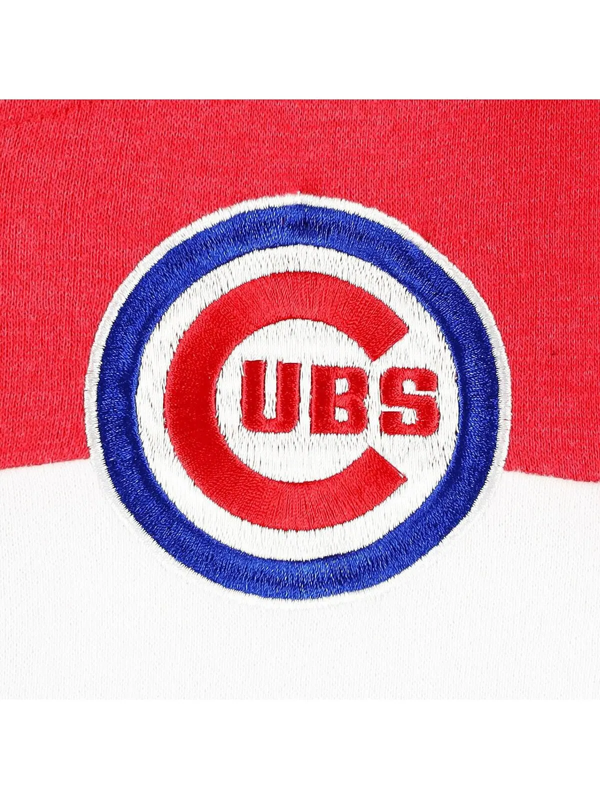 Женская куртка с капюшоном и молнией во всю длину Heather Royal Chicago Cubs с цветными блоками New — изображение 4 из 4