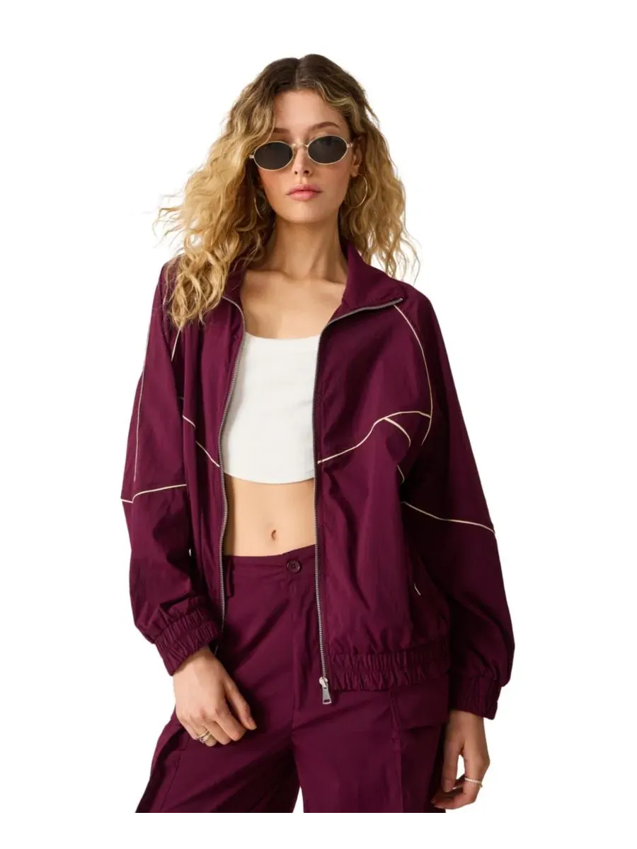 Женская куртка с молнией Jacey Steve Madden, Deep Fig