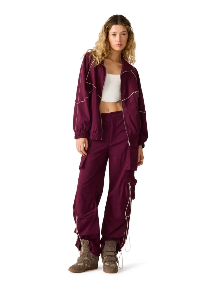 Женская куртка с молнией Jacey Steve Madden, Deep Fig — изображение 2 из 5