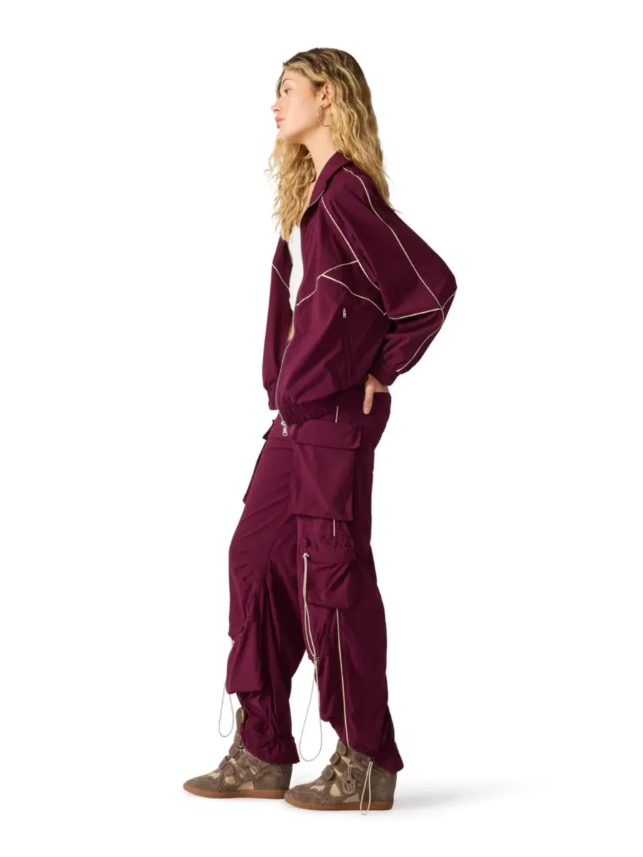 Женская куртка с молнией Jacey Steve Madden, Deep Fig — изображение 3 из 5