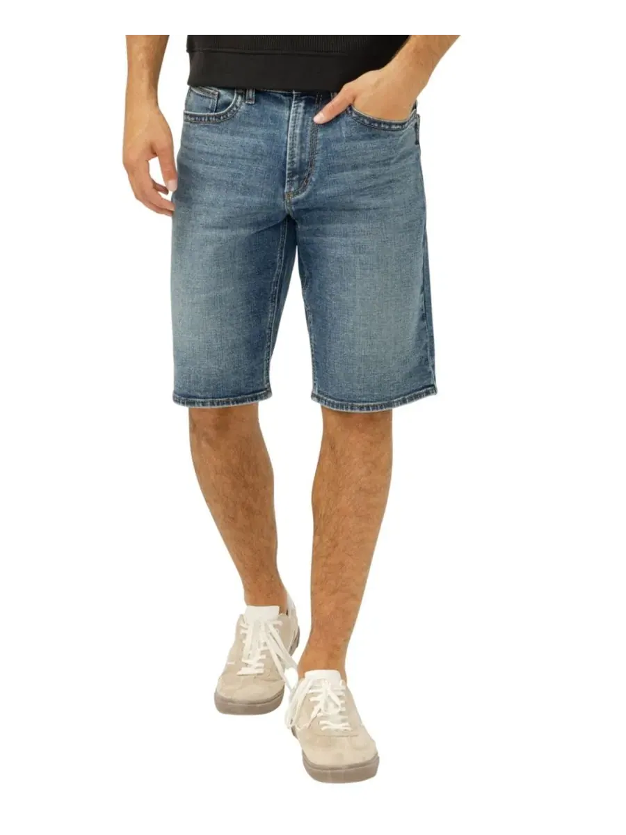 Мужские джинсовые шорты свободного кроя Zac Silver Jeans Co.