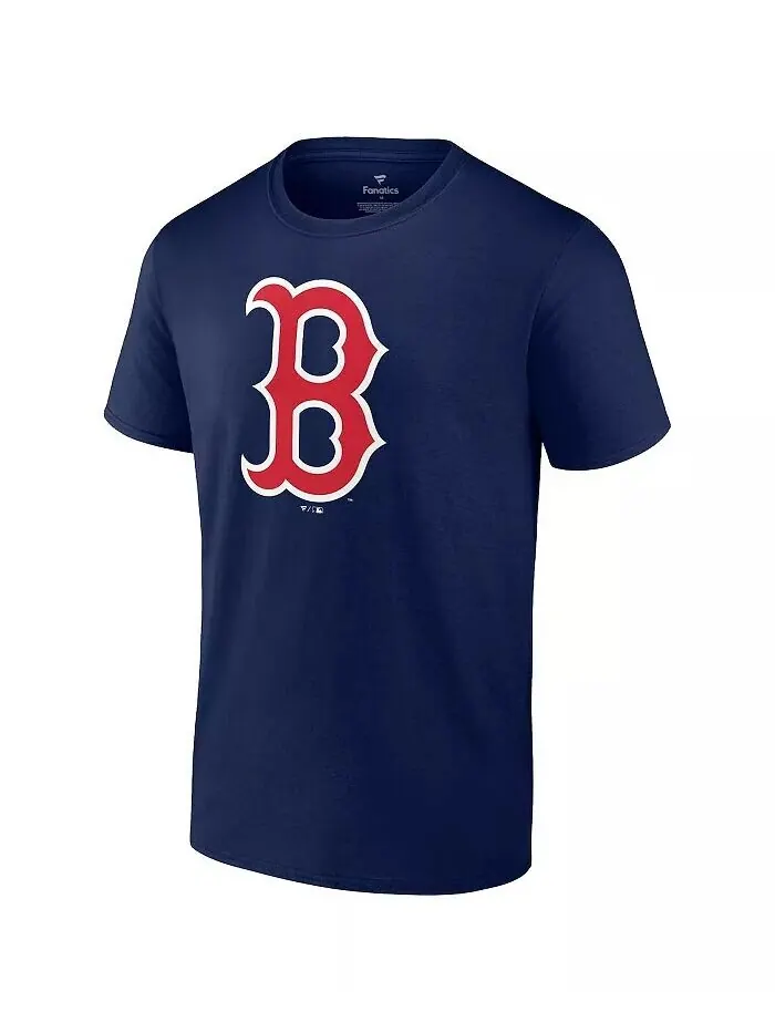 Мужская темно-синяя футболка с логотипом David Ortiz Boston Red Sox и графическим рисунком Fanatics — изображение 3 из 5
