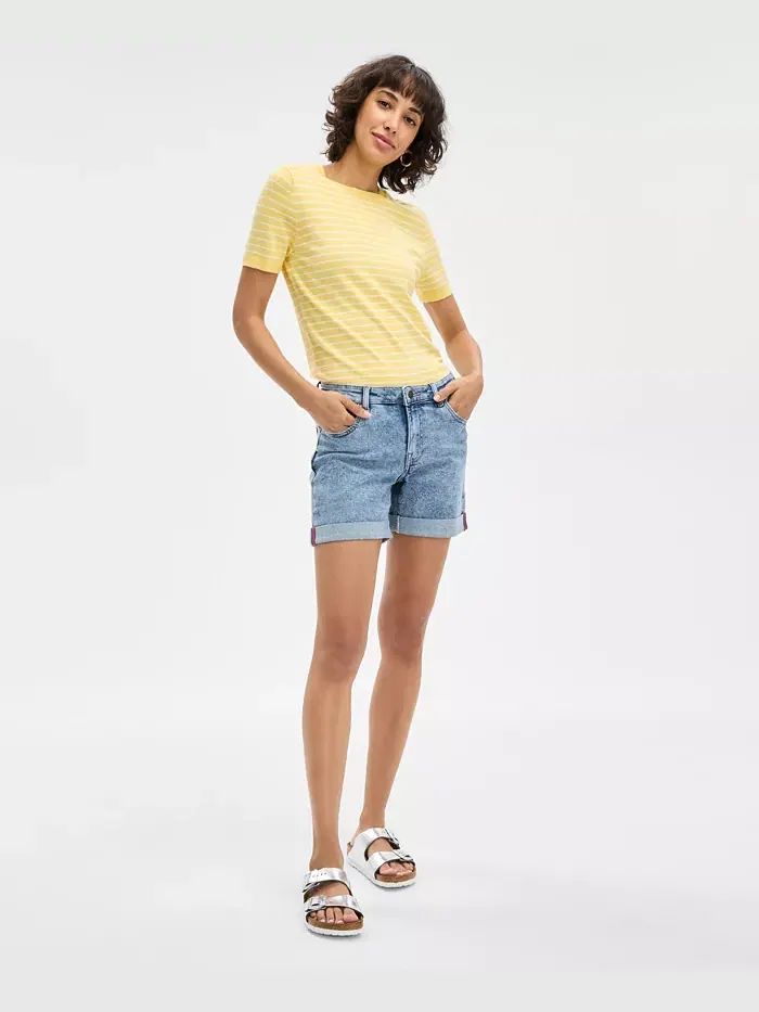 Женские джинсовые шорты с манжетами Nautica Jeans