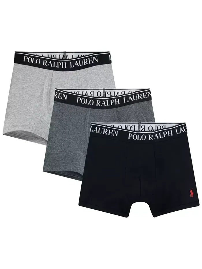 Боксеры из хлопка с эластаном для мальчиков, 3 шт Polo Ralph Lauren