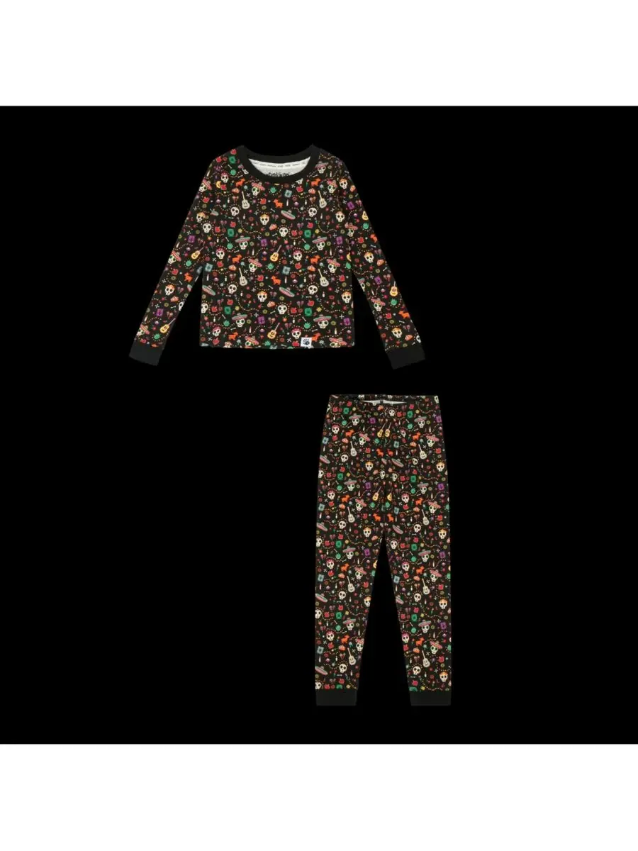 Детский комплект из 2 предметов Dia De Los Muertos - принт Calaveras & Icons Mixed Up Clothing, dia