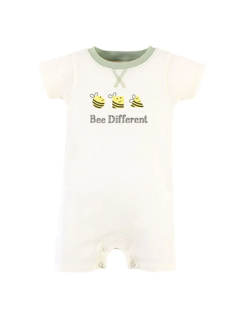 Комплект из 2 натуральных детских комбинезонов Touched by Nature, Bee Different — изображение 3 из 4