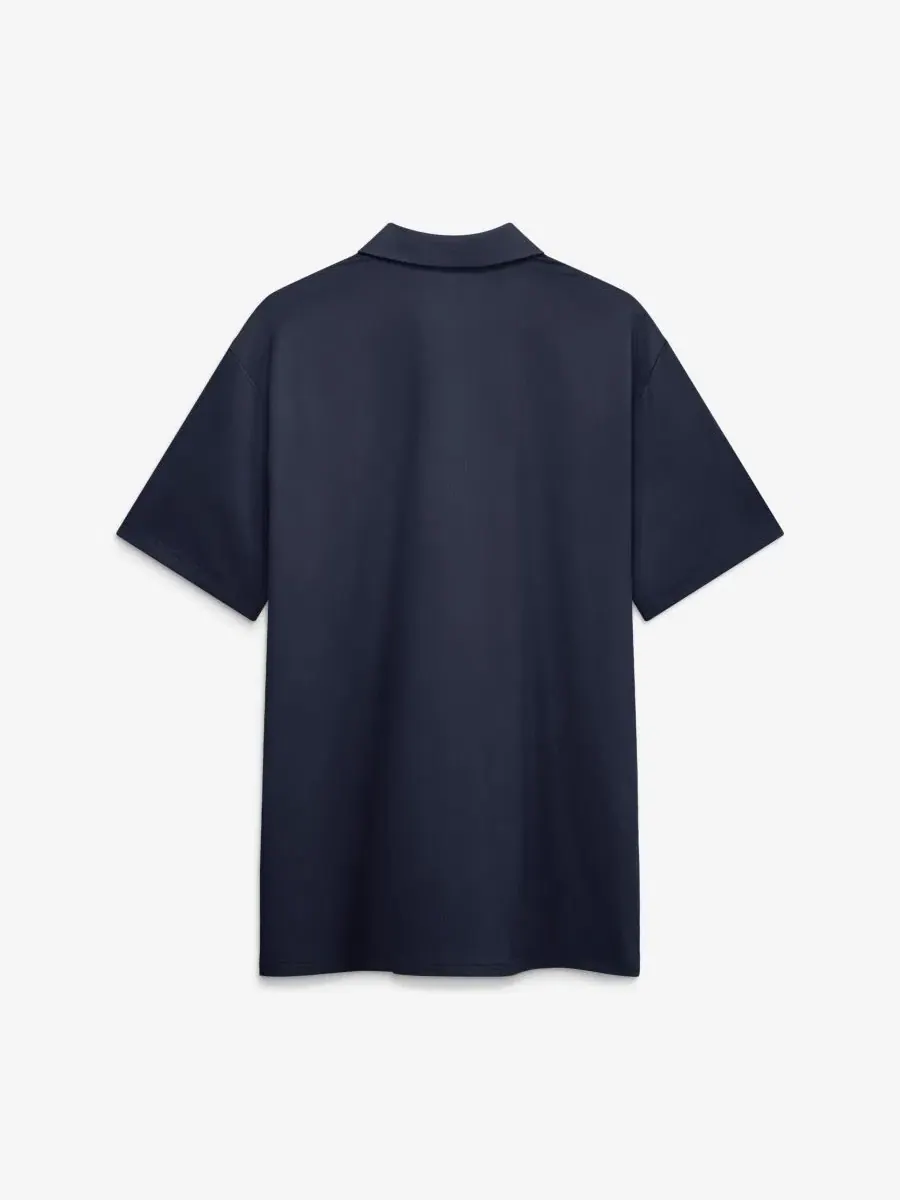 Поло Nike Auburn Tigers 2026 Sideline Tour Dri-FIT с вышитым логотипом — изображение 2 из 4, темно-синий оранжевый