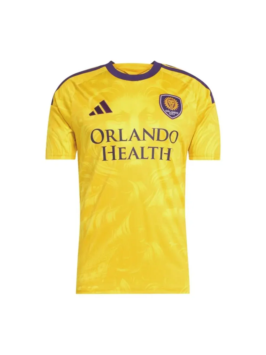 Футболка-джерси с длинным рукавом Orlando City SC 2026 Sunken Treasure Kit Replica Jersey adidas — изображение 3 из 3, желтый