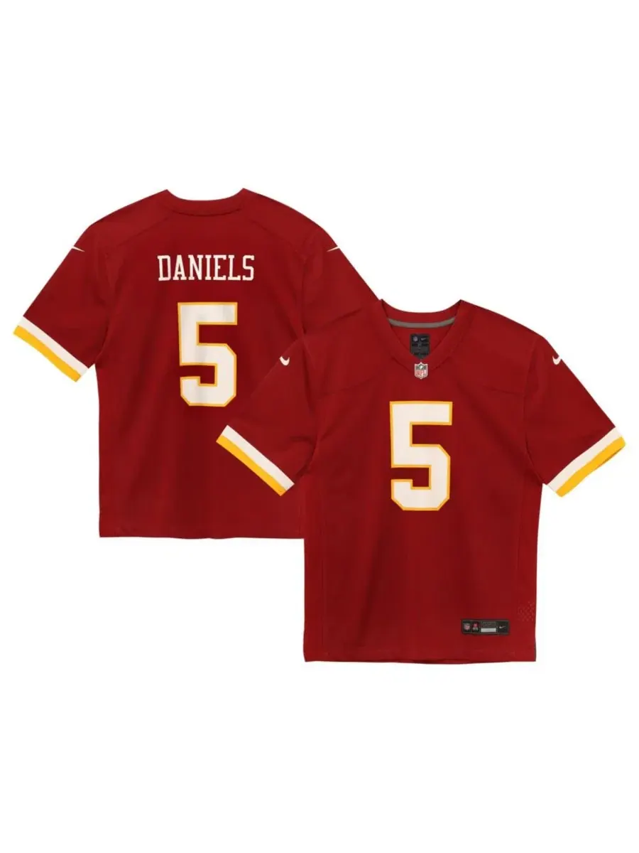Детская футболка-джерси Jayden Daniels Washington Commanders Game Jersey Nike