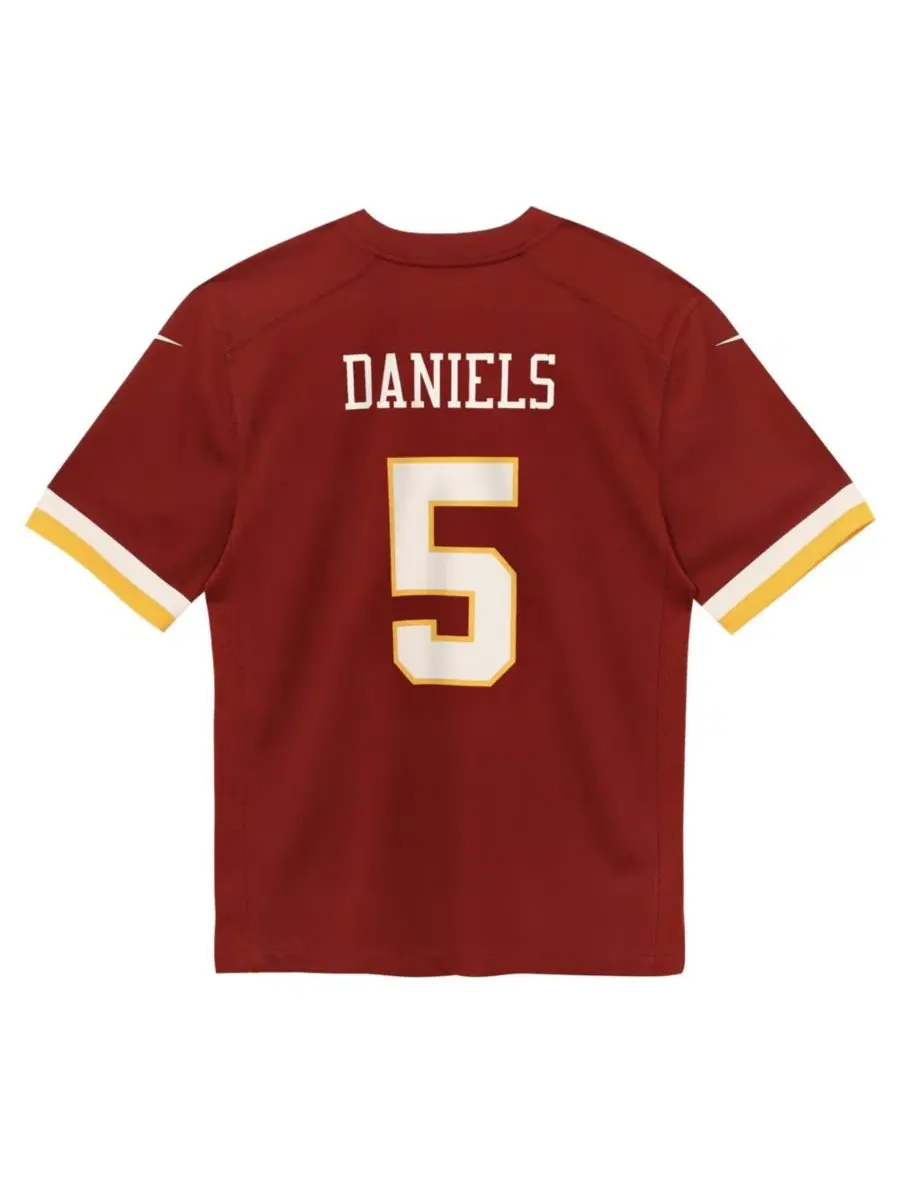 Детская футболка-джерси Jayden Daniels Washington Commanders Game Jersey Nike — изображение 3 из 3, нет цвета