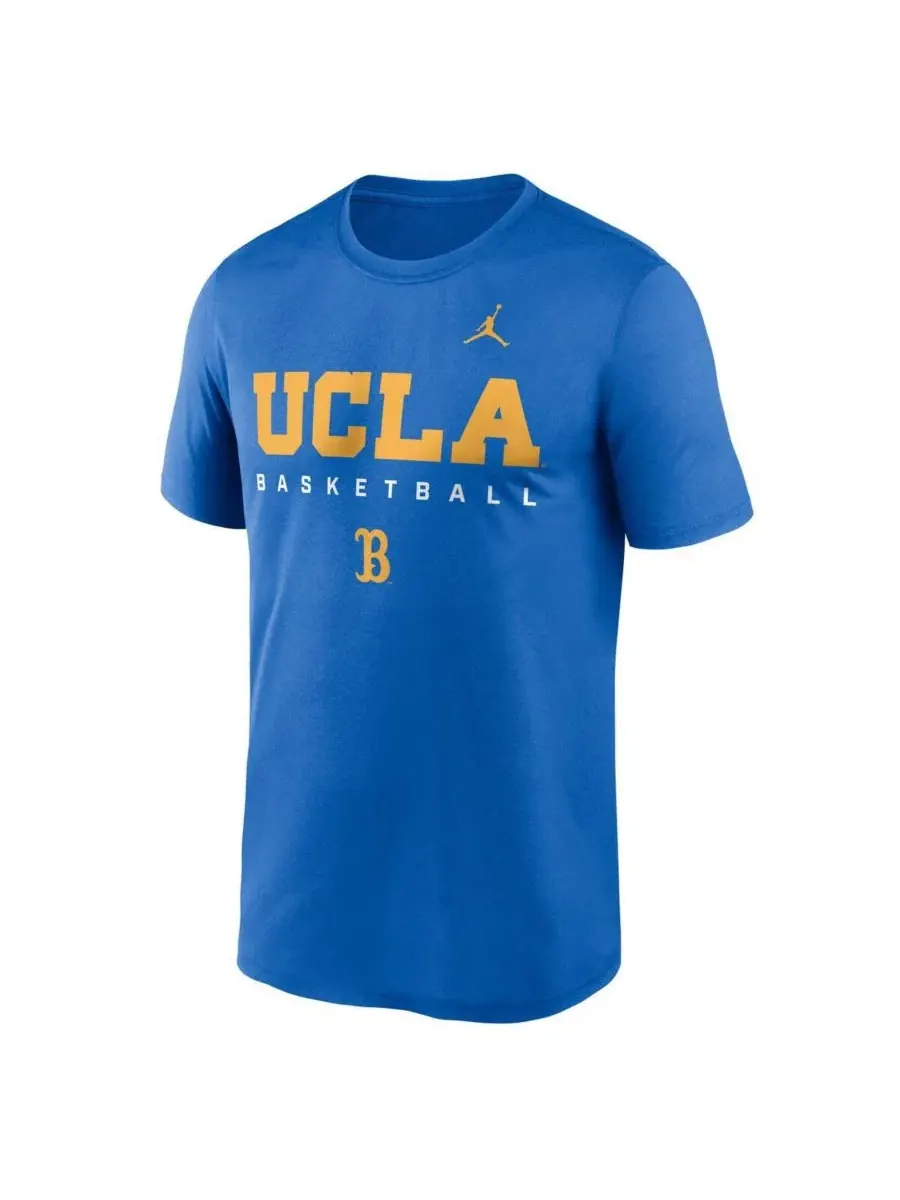 Футболка с коротким рукавом UCLA Bruins 2025 Courtside Basketball Legend Dri-FIT Jordan — изображение 2 из 3, синий