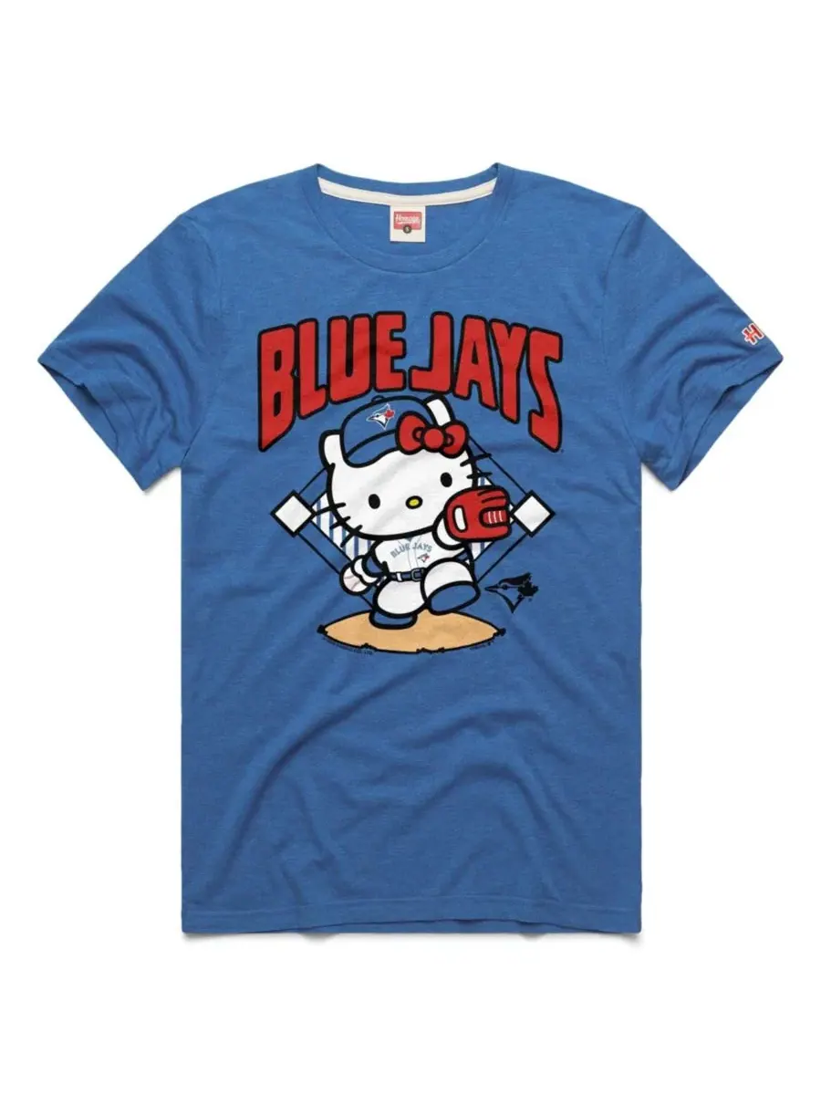 Футболка с принтом Hello Kitty и Toronto Blue Jays Homage