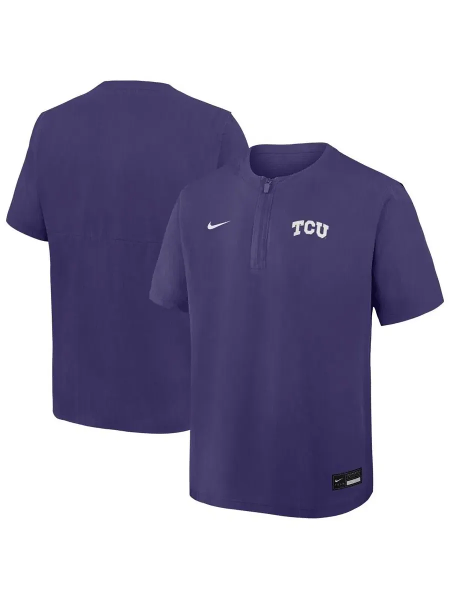 Ветровка с четверть-застежкой Nike Dri-FIT TCU Horned Frogs