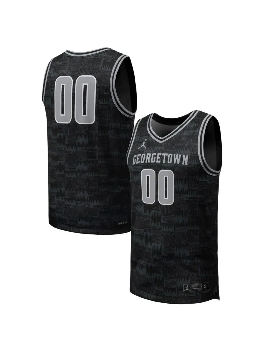 Мужская баскетбольная джерси с принтом Georgetown Hoyas, модель 00 Replica Jordan