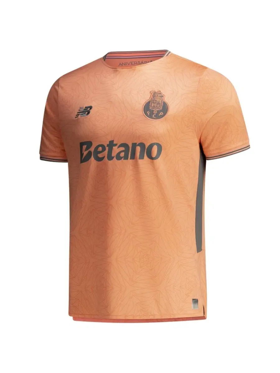 Футболка с длинным рукавом FC Porto 2025/26 Away Replica Jersey New Balance — изображение 2 из 5, оранжевый