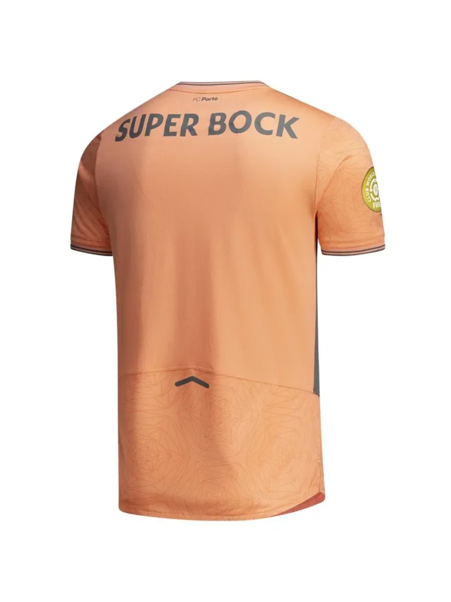 Футболка с длинным рукавом FC Porto 2025/26 Away Replica Jersey New Balance — изображение 3 из 5, оранжевый
