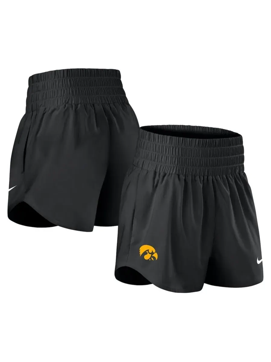 Шорты женские с завышенной талией Dri-FIT Iowa Hawkeyes Nike