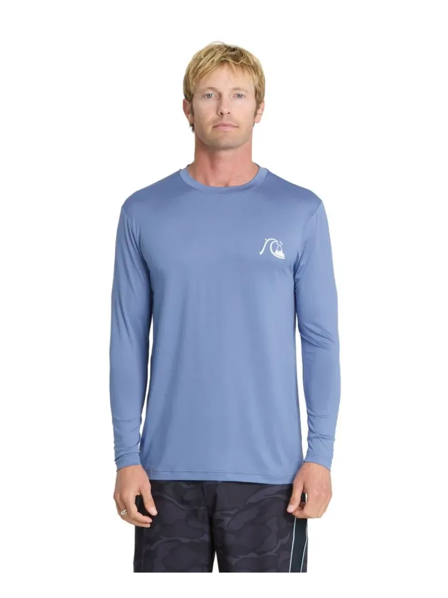 Футболка для плавания с длинным рукавом DNA Ultraviolet Protection Factor Quiksilver, Quiet Harbor