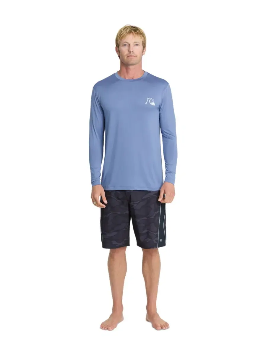 Футболка для плавания с длинным рукавом DNA Ultraviolet Protection Factor Quiksilver, Quiet Harbor — изображение 2 из 5