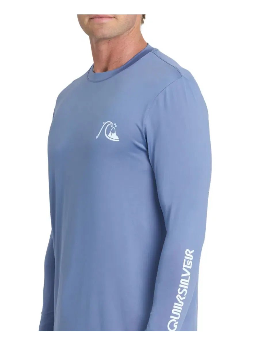 Футболка для плавания с длинным рукавом DNA Ultraviolet Protection Factor Quiksilver, Quiet Harbor — изображение 3 из 5