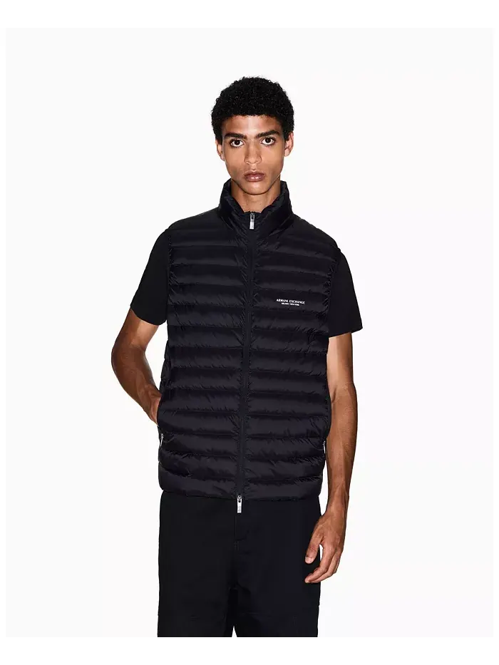 Мужская упаковываемая пуховая жилетка Milan NY A|X Armani Exchange