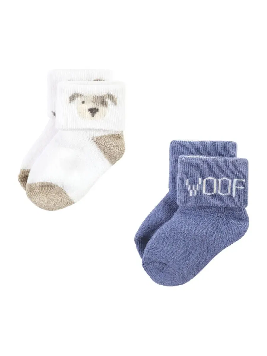 Комплект детских носков Grow with Me 12 пар Hudson Baby, Dog — изображение 7 из 8