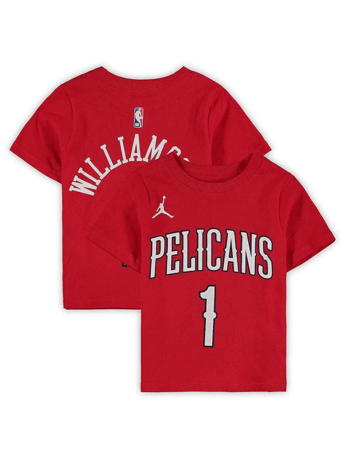 Красная футболка бренда Zion Williamson New Orleans Pelicans Statement Edition для мальчиков и — красный