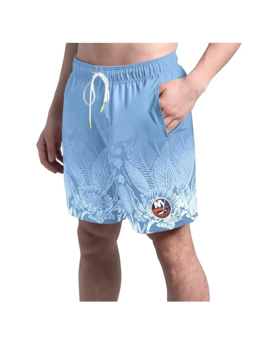 Margaritaville Мужские синие плавательные шорты New York Islanders Lagoon Fiesta