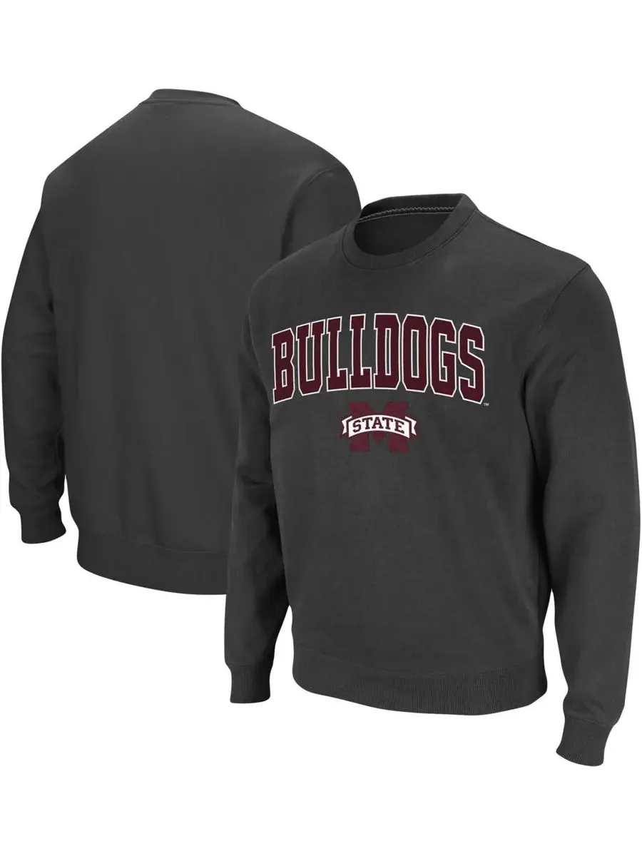 Мужская толстовка с круглым вырезом и логотипом команды Mississippi State Bulldogs Colosseum — изображение 1 из 4