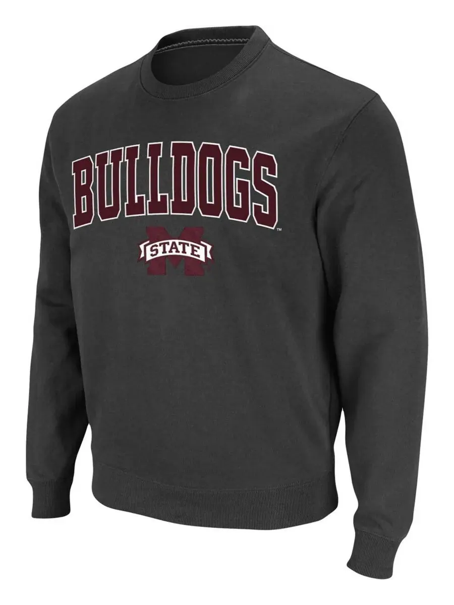 Мужская толстовка с круглым вырезом и логотипом команды Mississippi State Bulldogs Colosseum — изображение 2 из 4