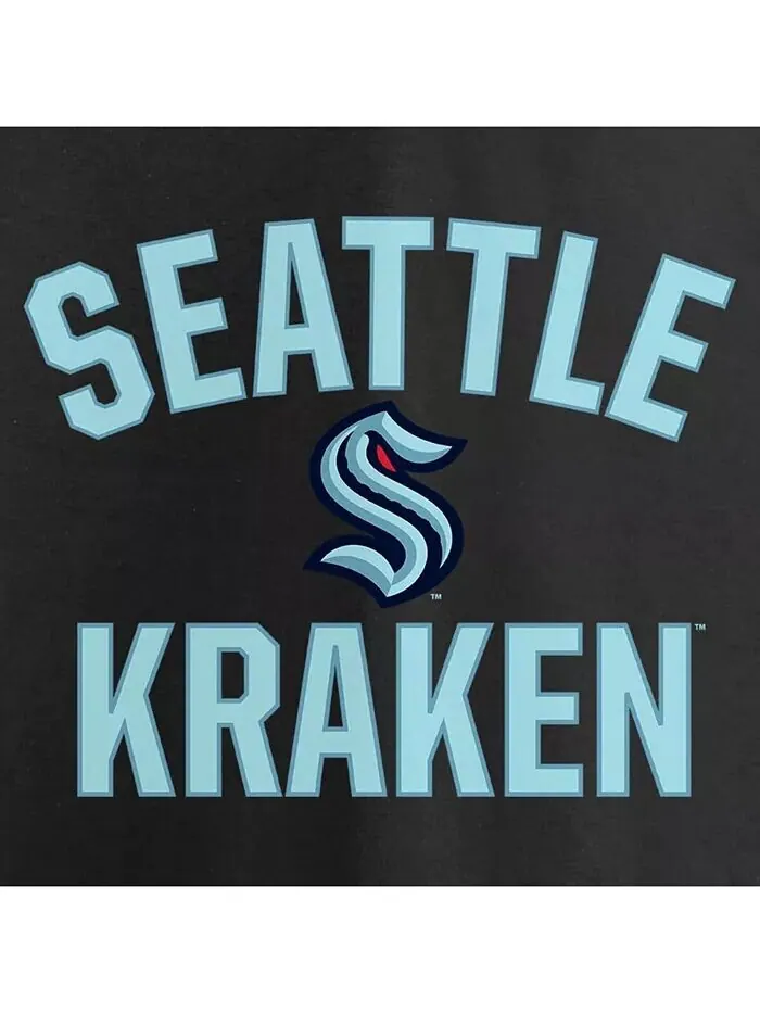 Мужская черная футболка Seattle Kraken Victory Arch Fanatics — изображение 4 из 4