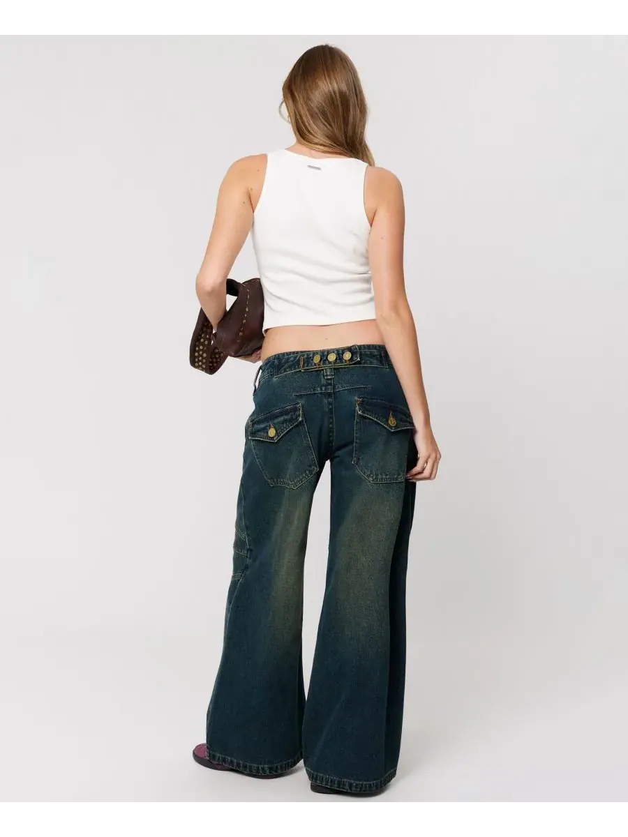 Abrand Женские джинсы Mega Riley Engineered Low-Rise Baggy Jeans — изображение 5 из 5