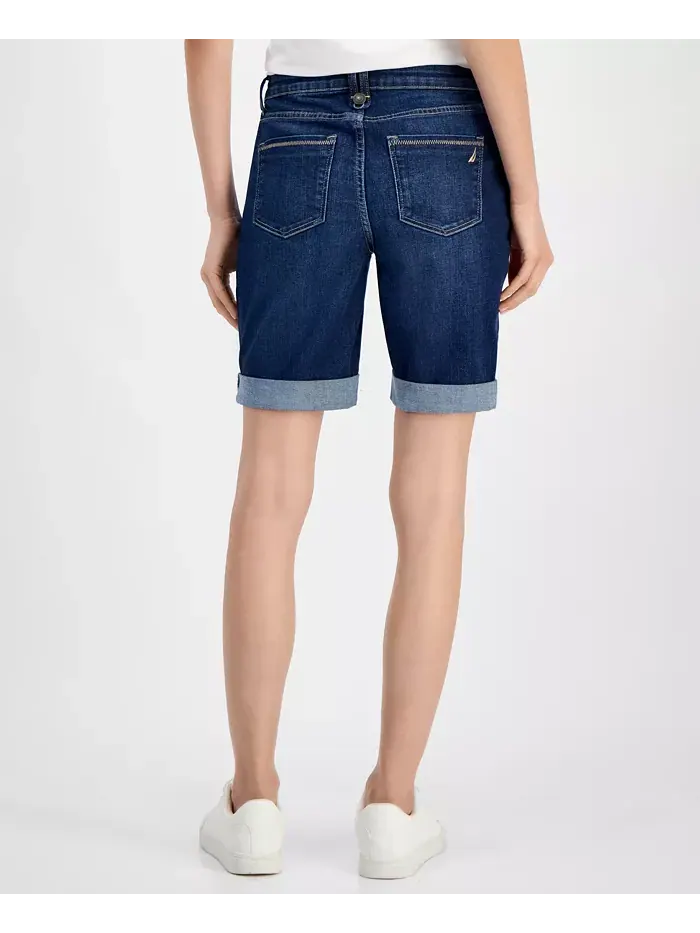 Женские джинсовые шорты с манжетами, длина 9" Nautica Jeans — изображение 4 из 4