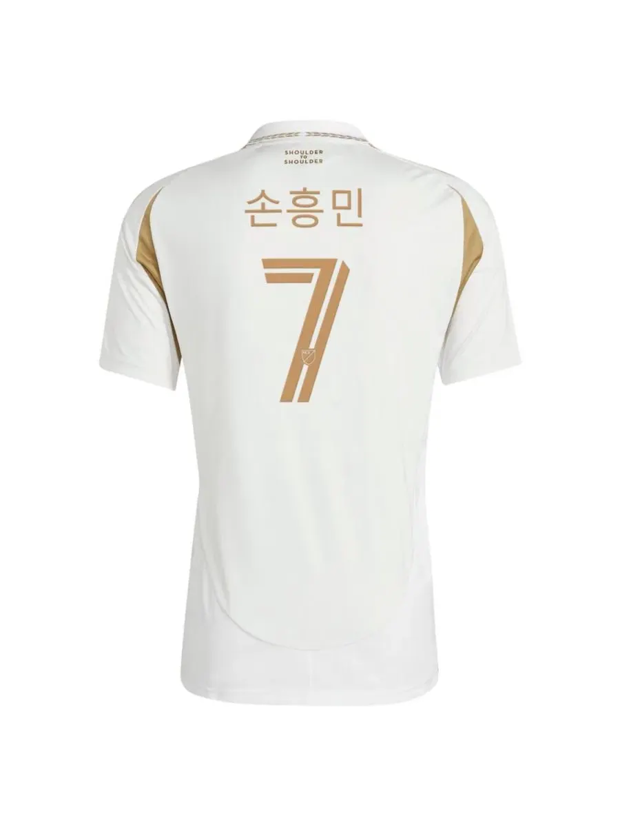 Футболка с коротким рукавом для фанатов LAFC, модель Son Heung-Min adidas — изображение 2 из 3, белый